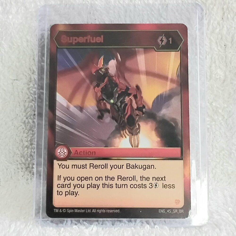 3/$25 Mint Bakugan Superfuel ENG_45_SR_BR Card by Spinmaster!!